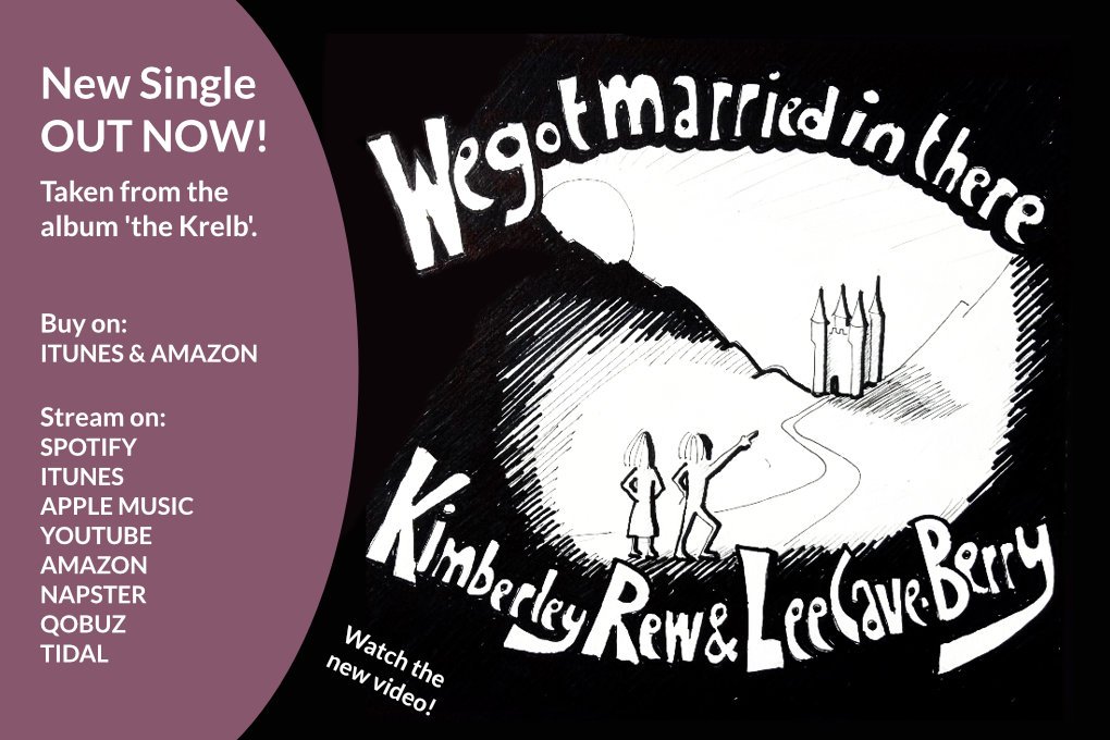 We Got Married In There - packshot image of the new single by Kimberley Rew and Lee Cave-Berry